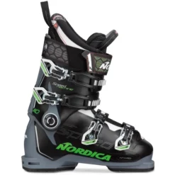 Nordica Speedmachine 110 Ski Boots Black/Green - 2020