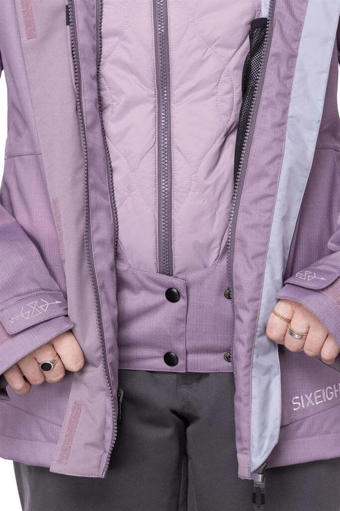 686 WOMEN'S SMARTY 3-IN-1 SPELLBOUND JACKET 4 686 WOMEN'S SMARTY 3-IN-1 SPELLBOUND JACKET - Image 4