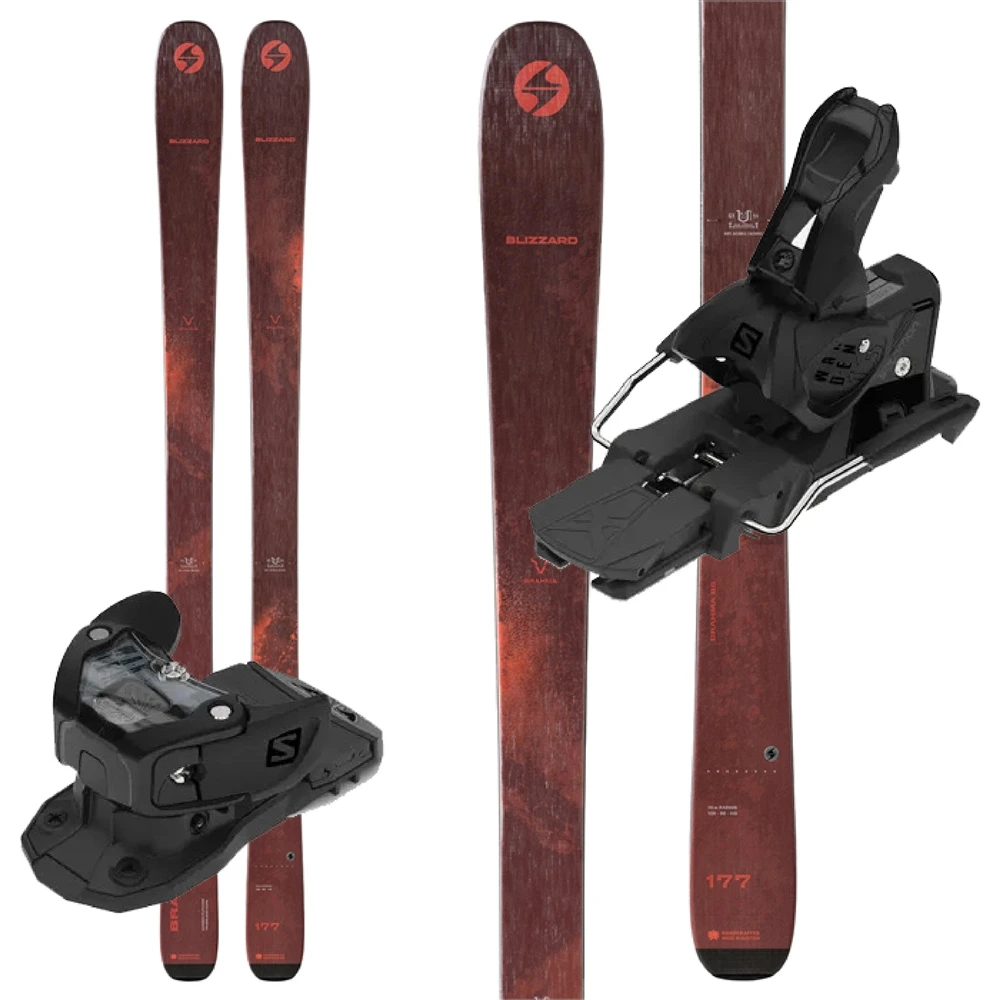 Blizzard Brahma 88 Skis W/ Salomon Warden 13 MNC Bindings - 2023 1 Blizzard Brahma 88 Skis W/ Salomon Warden 13 MNC Bindings - 2023