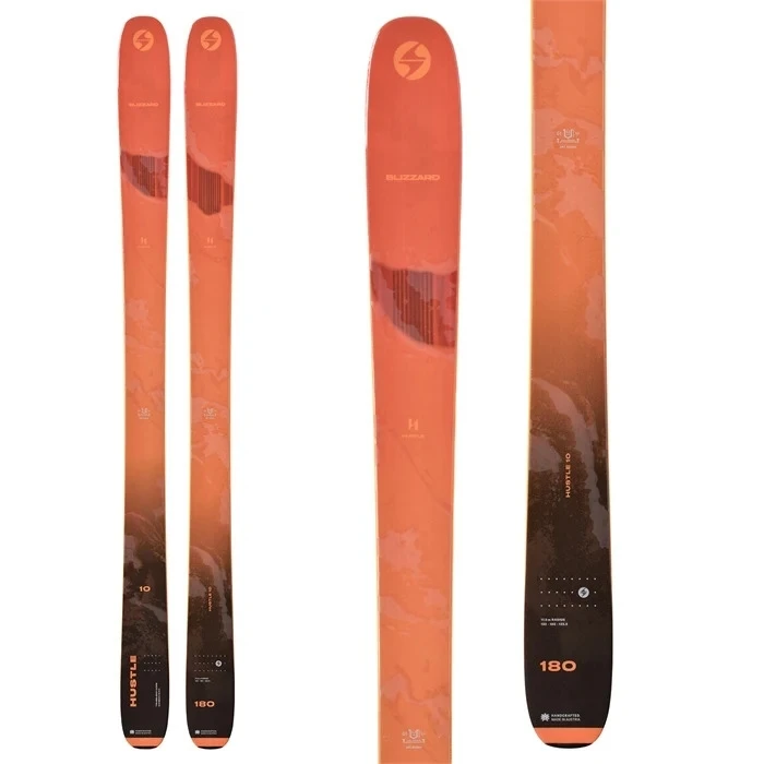 Blizzard Hustle 10 Men's Skis W/ Marker Duke PT 12 Bindings - 2023 2 Blizzard Hustle 10 Men's Skis W/ Marker Duke PT 12 Bindings - 2023 - Image 2