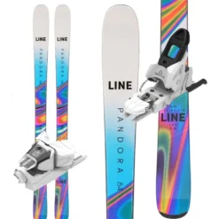 Line Pandora 84 Women's Skis W/ Salomon Stage 11 Bindings - 2023