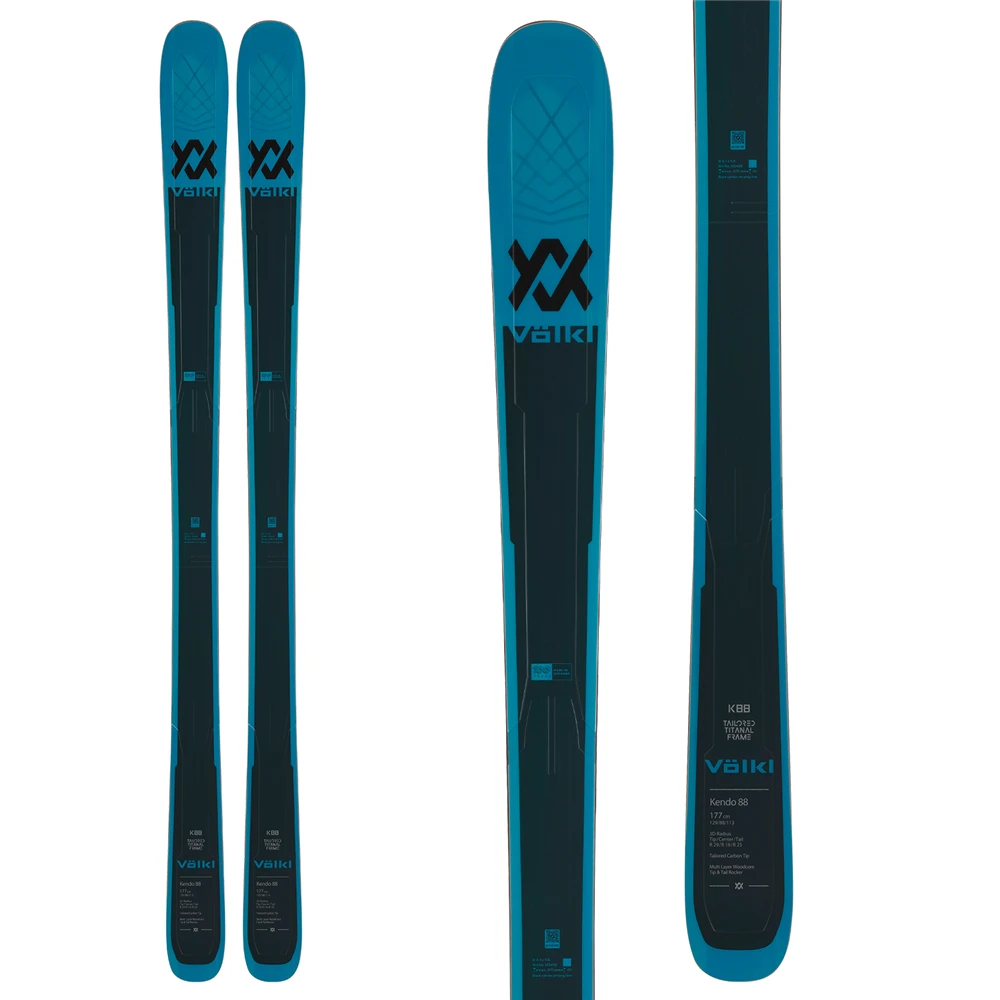 Volkl Kendo 88 W/ Attack 14 MN Bindings - 2023 2 Volkl Kendo 88 W/ Attack 14 MN Bindings - 2023 - Image 2