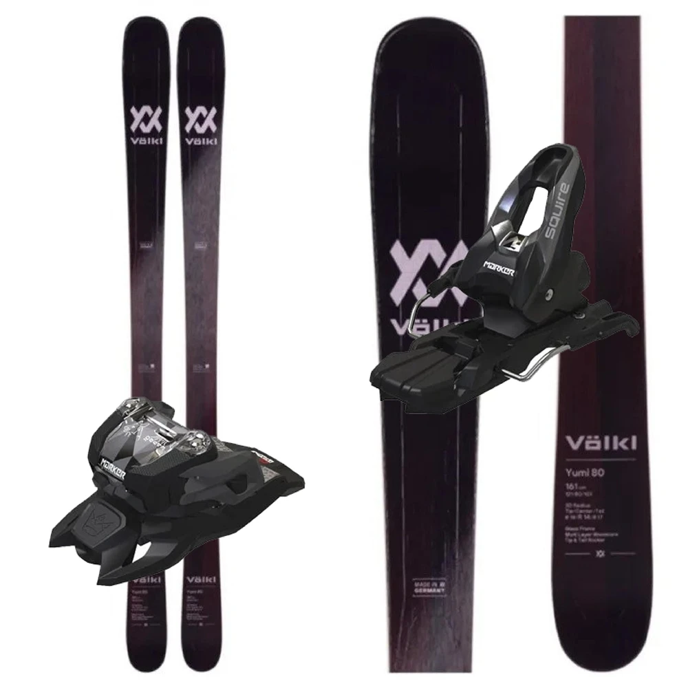 Volkl Yumi 80 W/ Marker Squire 10 GW Bindings - 2023 1 Volkl Yumi 80 W/ Marker Squire 10 GW Bindings - 2023